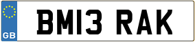 Truck License Plate